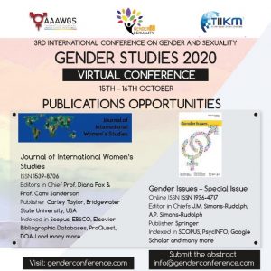 publish your work in “gender studies 2020”