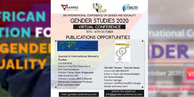 publish your work in “gender studies 2020”